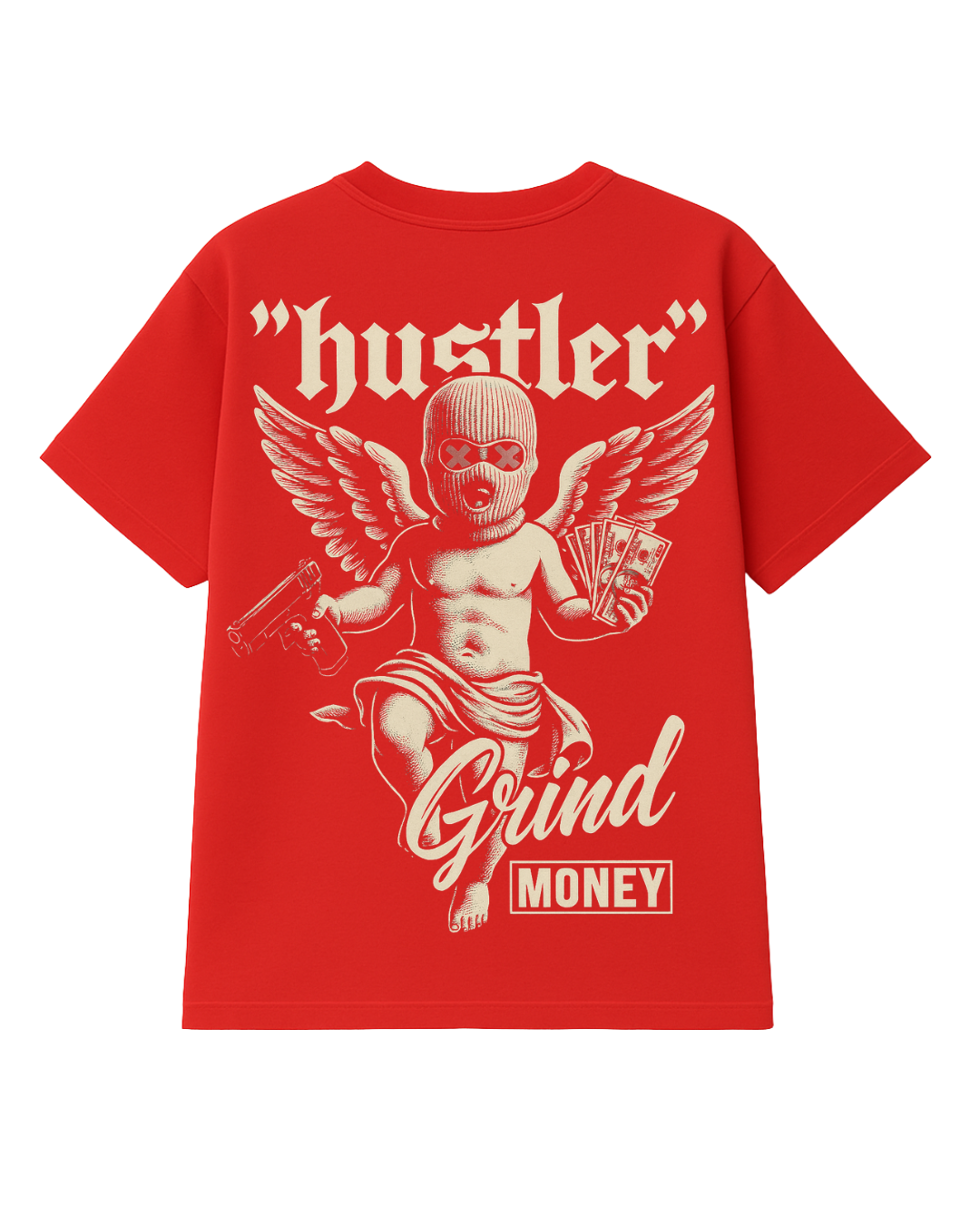 Built to hustle. Wired to win Oversized T-shirt