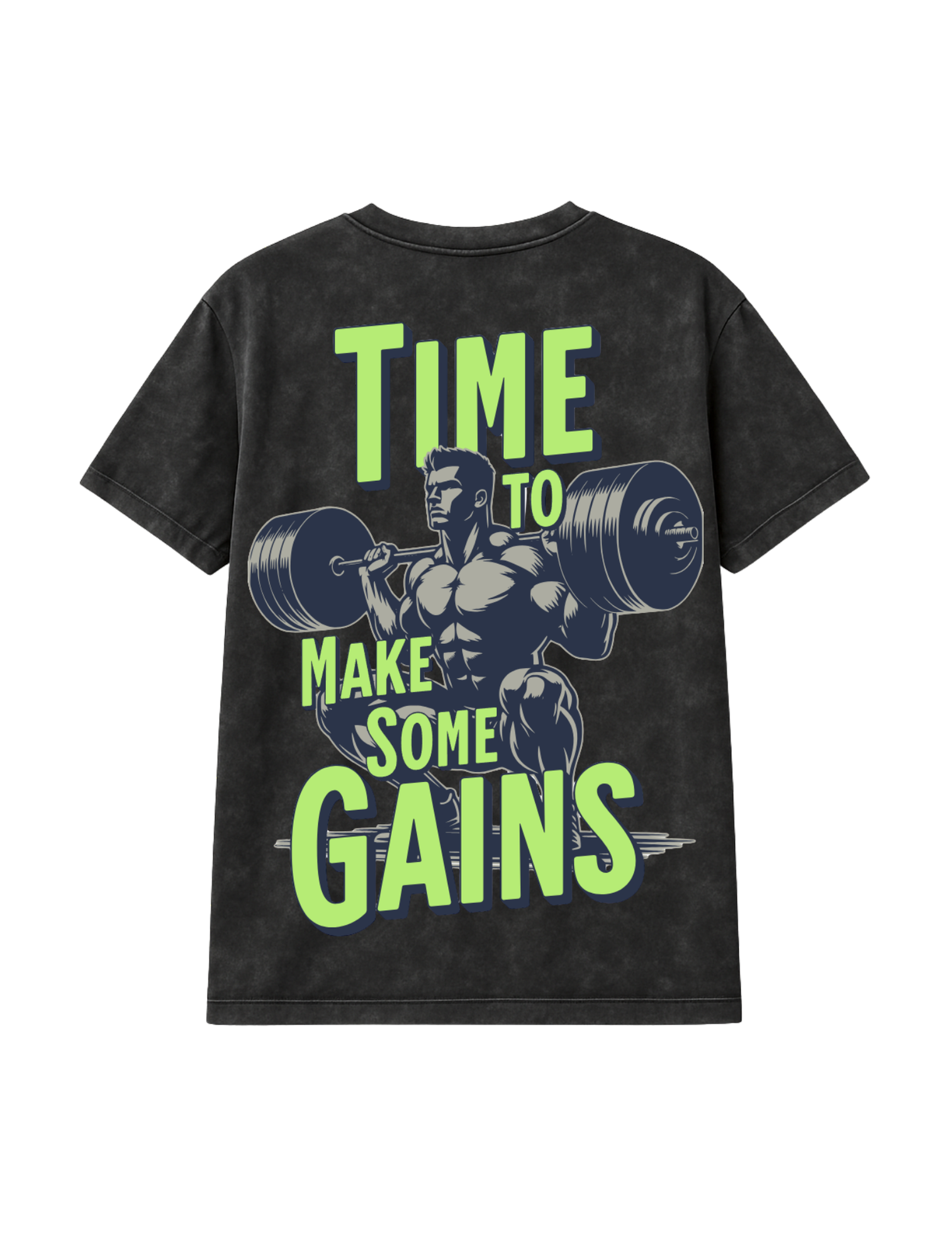 No time to chill — it’s time to make gains Oversized Gym Tee