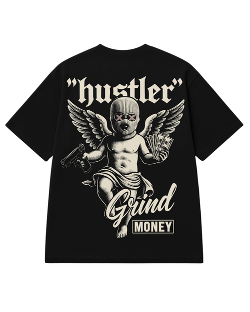 Built to hustle. Wired to win Oversized T-shirt