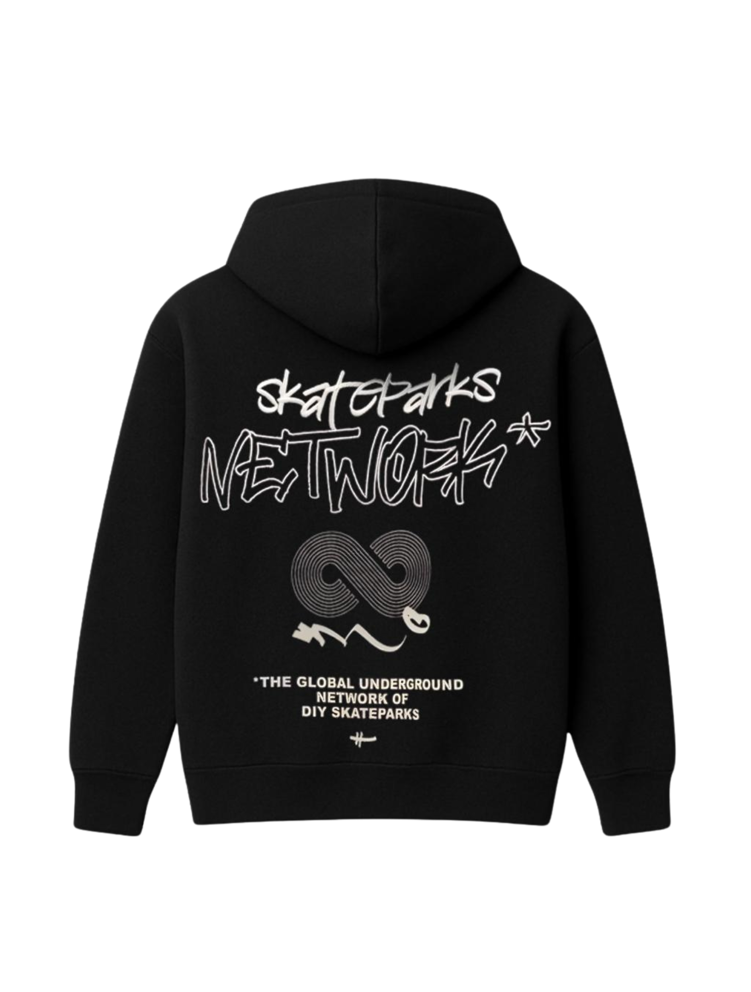 Unisex Graphic Hoodie – “Skateparks Network” Edition
