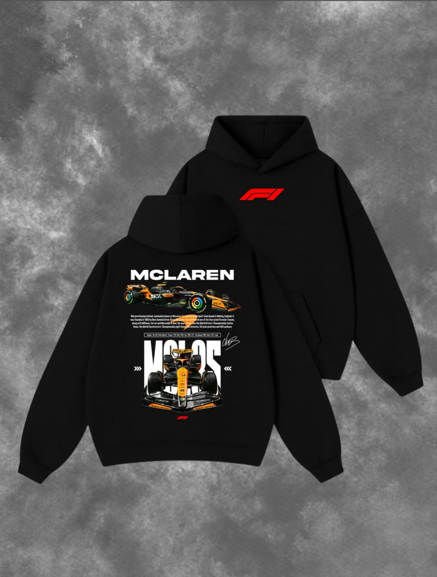 “McLaren Veloce” Racing Black Hoodie – Limited Edition