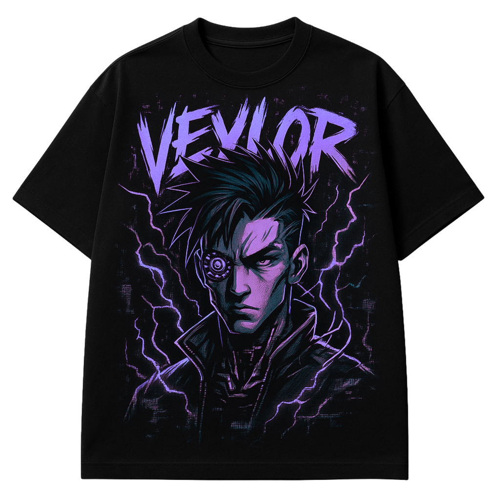 Power up your drip. VEYLOR mode: Activated. Oversized T-shirt